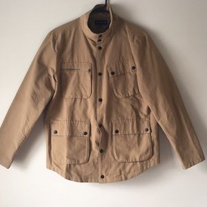 Five four tan coat with buttons NWOT